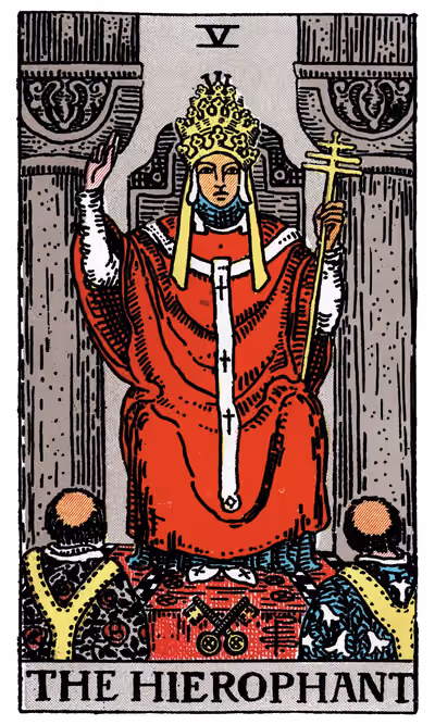 The Hierophant - Tarot Card