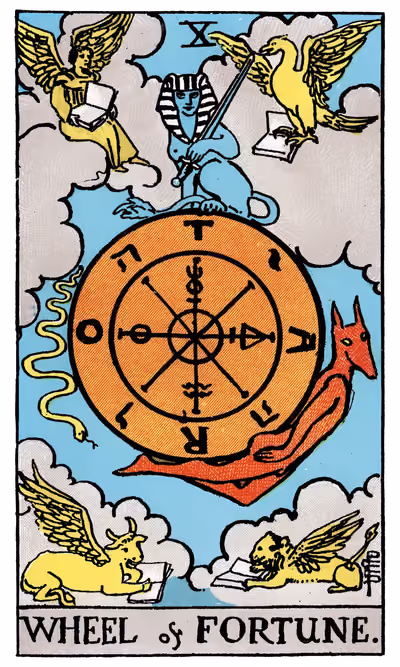 Wheel of Fortune - Tarot Card