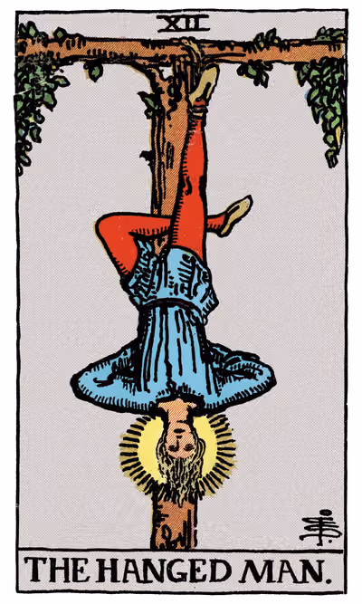 The Hanged Man - Tarot Card