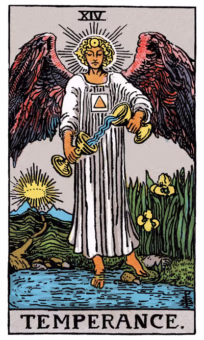 Temperance - Tarot Card