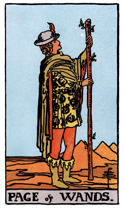 Page of Wands - Tarot Card