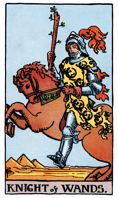 Knight of Wands - Tarot Card