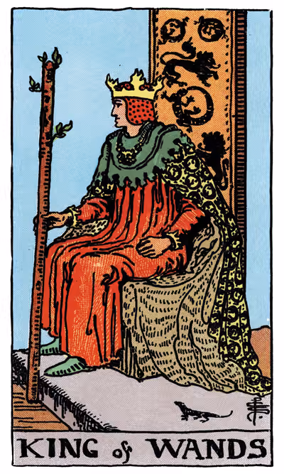 King of Wands - Tarot Card