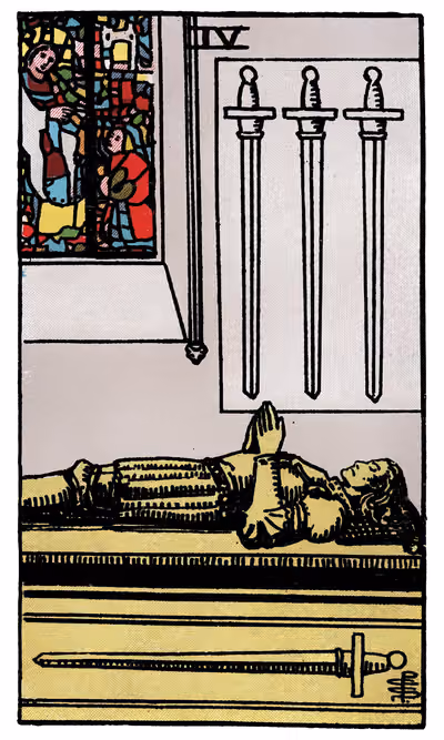 Four of Swords - Tarot Card
