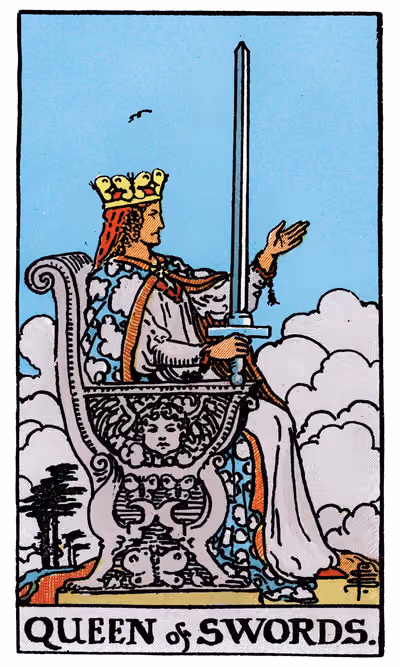 Queen of Swords - Tarot Card