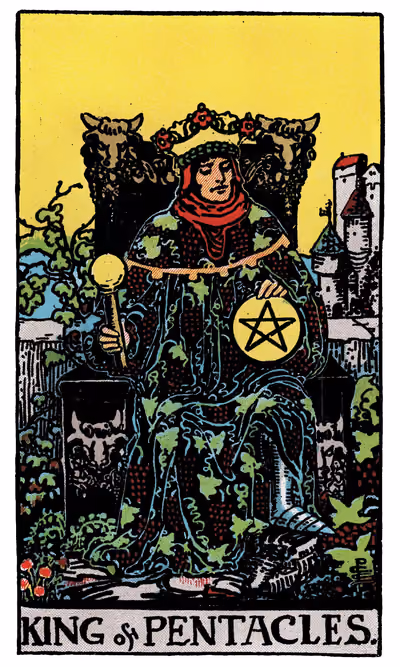 King of Pentacles - Tarot Card