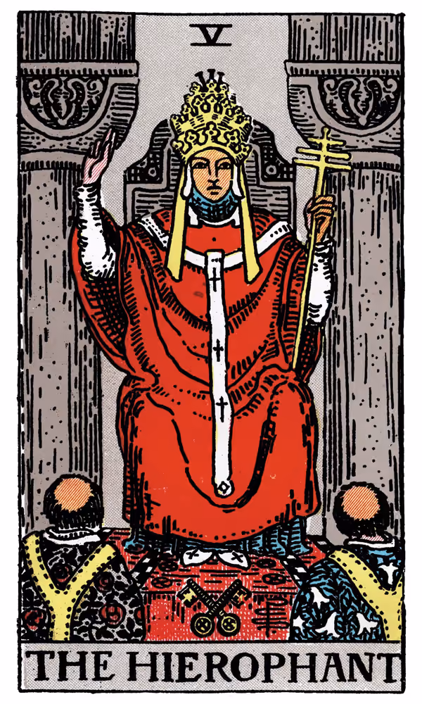 The Hierophant - Tarot Card