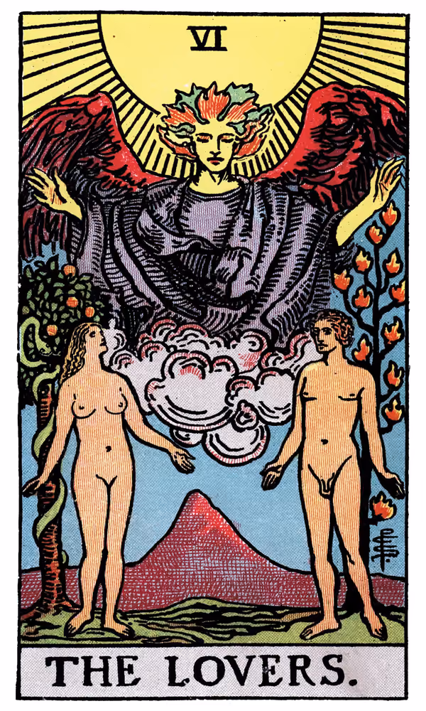 The Lovers - Tarot Card