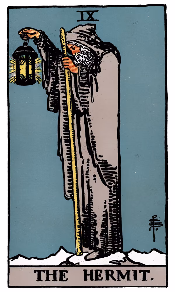 The Hermit - Tarot Card