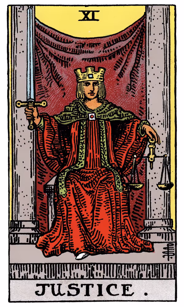Justice - Tarot Card