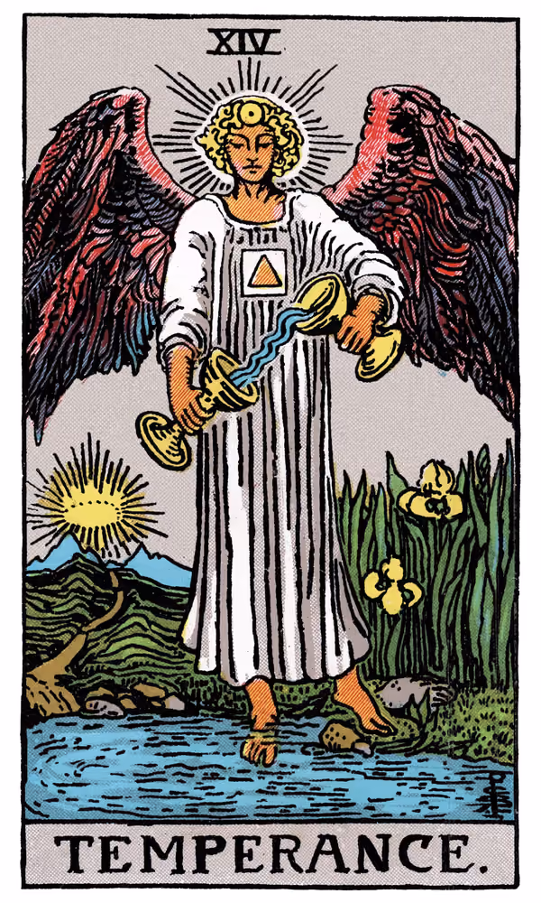 Temperance - Tarot Card