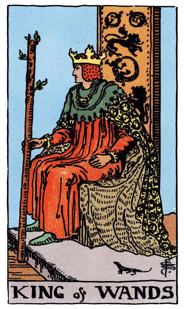King of Wands - Tarot Card
