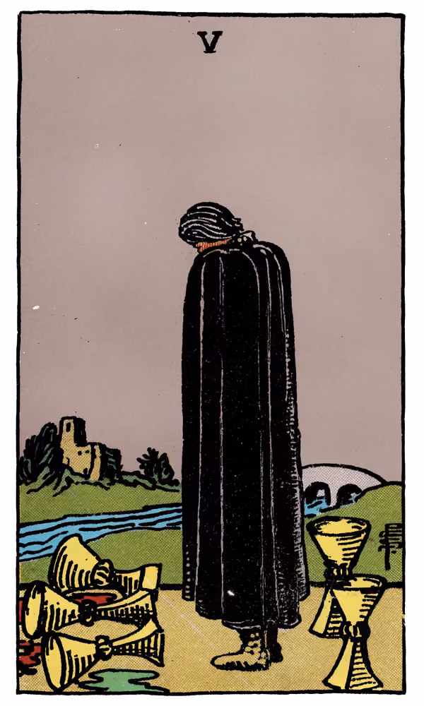 Five of Cups - Tarot Card