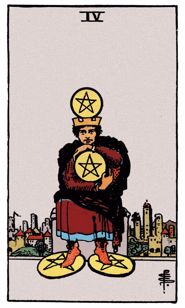 Four of Pentacles - Tarot Card