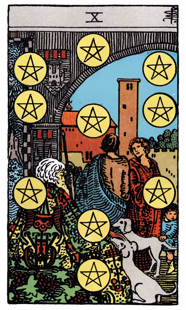 Ten of Pentacles - Tarot Card