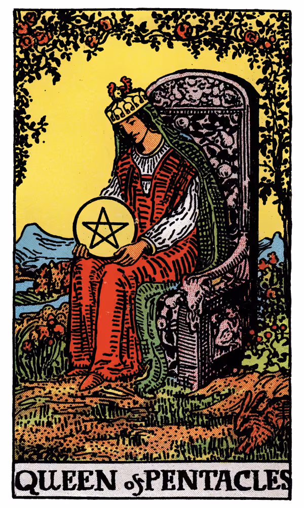 Queen of Pentacles - Tarot Card