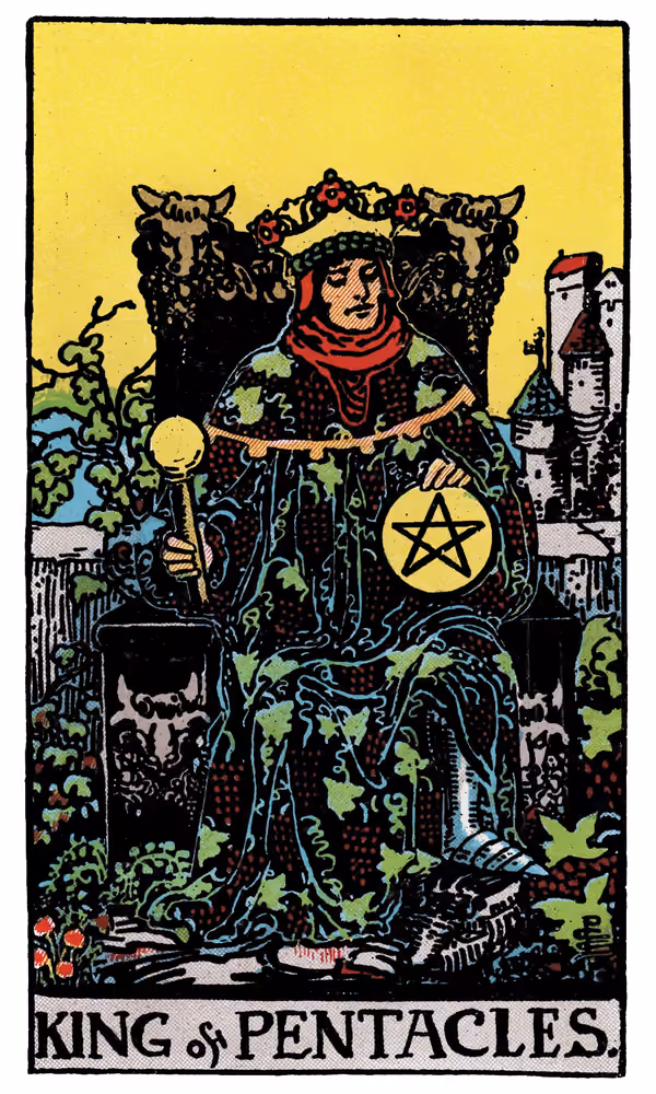 King of Pentacles - Tarot Card
